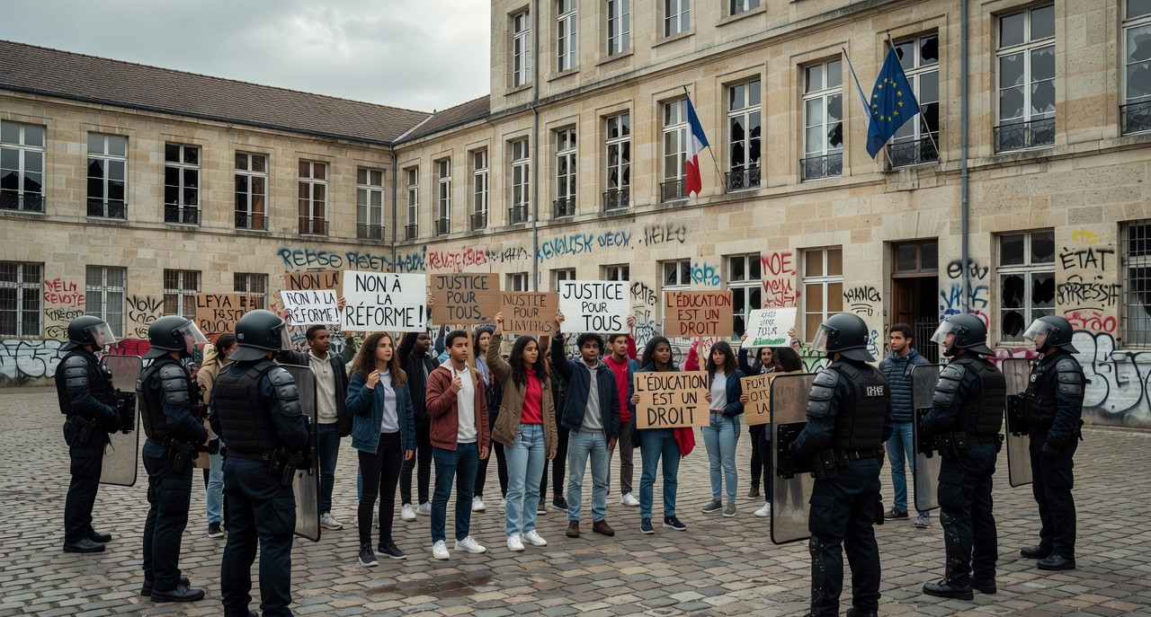 Lycées en feu : le gouvernement accusé de temporiser face à la colère étudiante