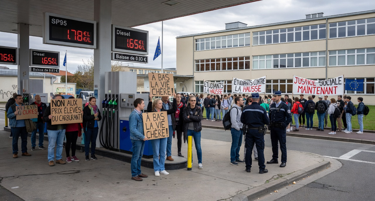 Lecornu tente de calmer la crise des lycées et des carburants, mais l'opposition reste sceptique
