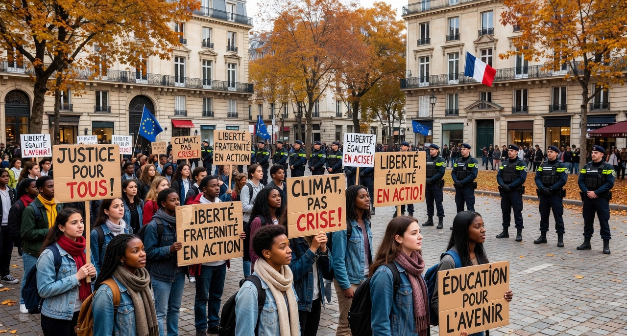 Mobilisation lycéenne historique : le gouvernement sous le feu des critiques pour sa gestion musclée