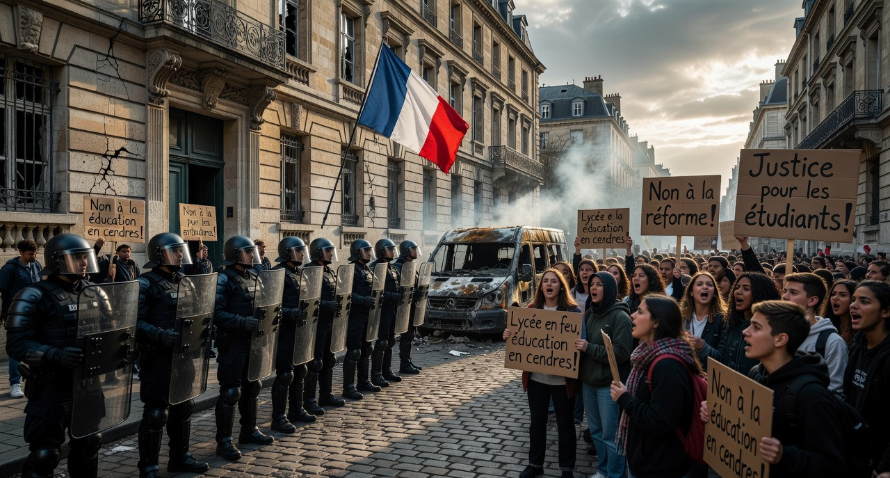 L’extrême droite dénonce les violences lycéennes : « Les casseurs doivent payer »