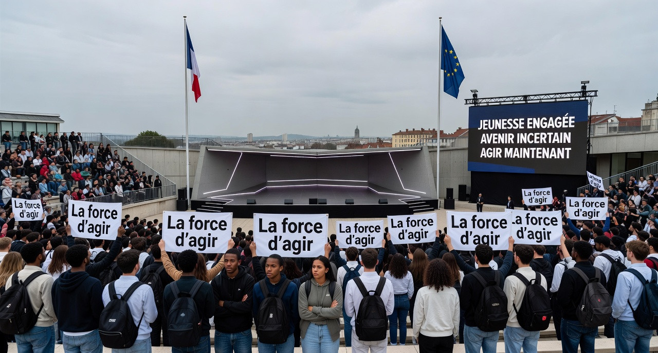 Attal mise sur la jeunesse pour relancer une campagne en péril face à Mélenchon et Le Pen