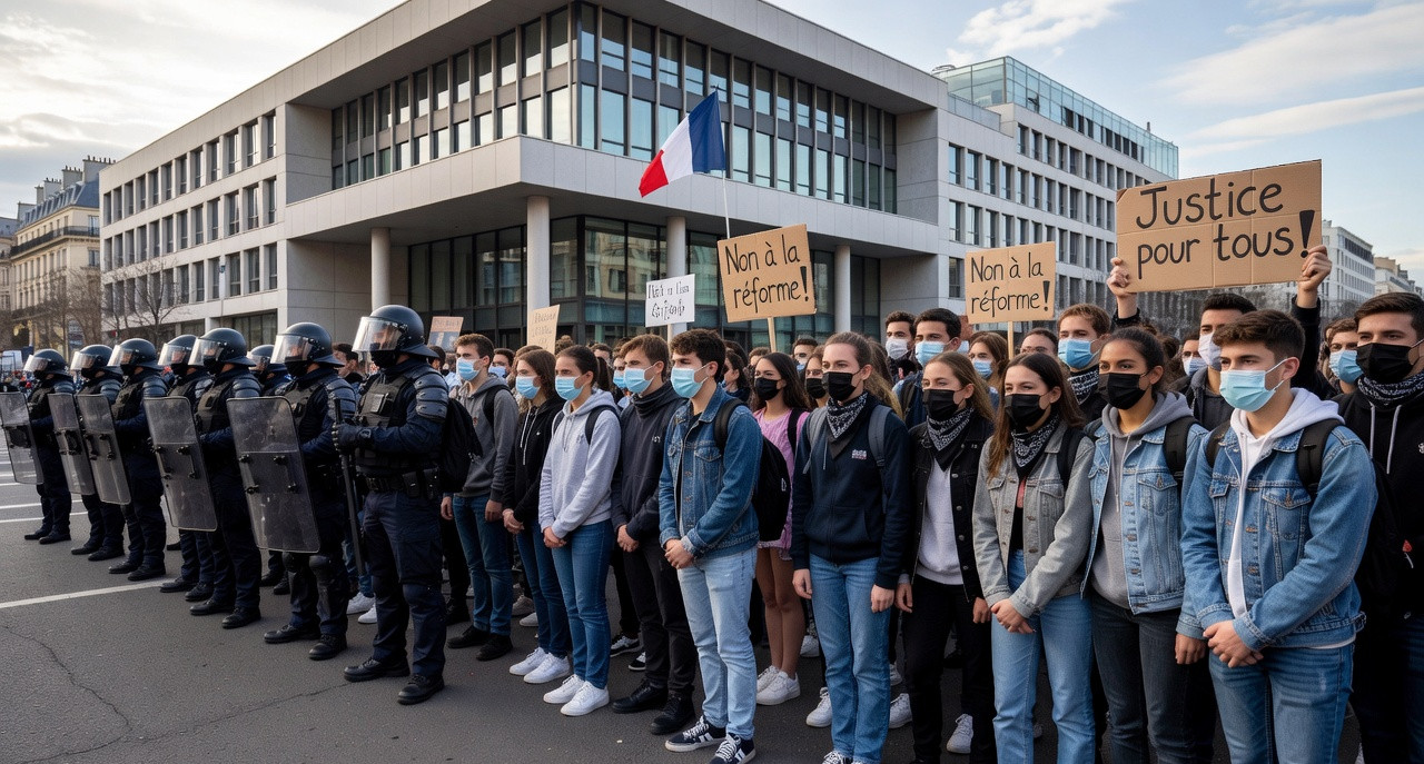 Répression policière et loi vide : le gouvernement Lecornu dans la tourmente des lycéens et des féministes
