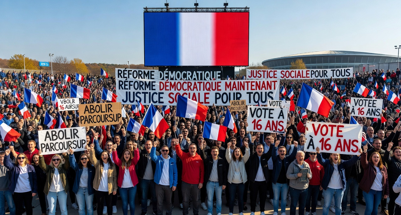 Mélenchon à Clermont-Ferrand : Parcoursup dans le collimateur et feu vert au vote à 16 ans