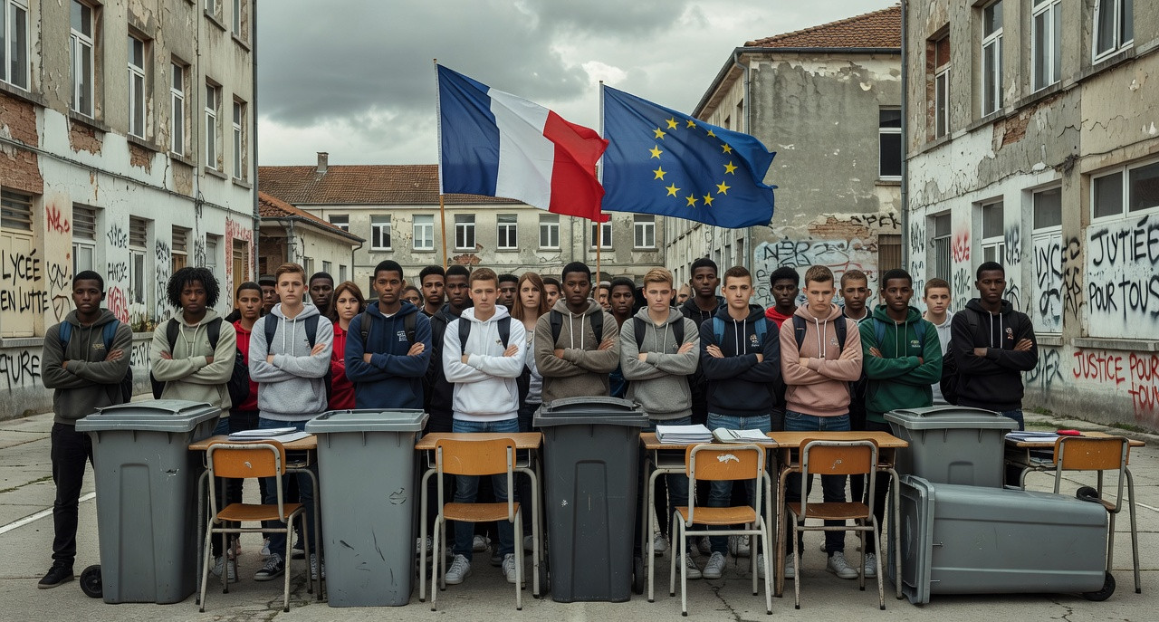 Lycéens en résistance : la mobilisation s’intensifie à Montreuil contre l’austérité éducative