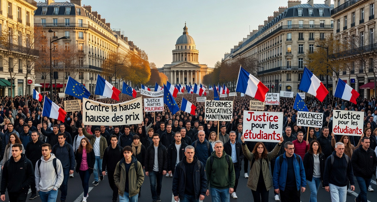 17 octobre : le pays s’embrase contre la vie chère et la répression scolaire