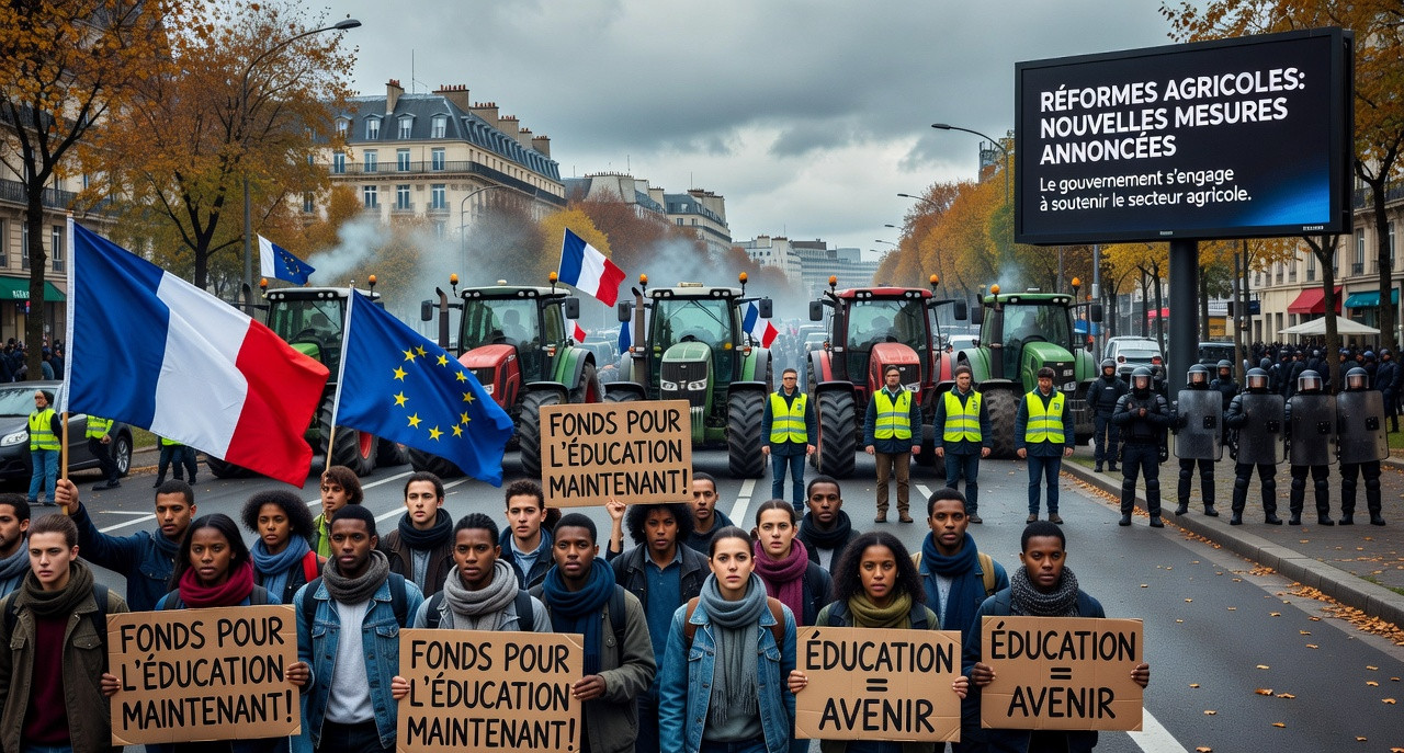 17 octobre : vers une journée explosive entre lycéens et agriculteurs ?