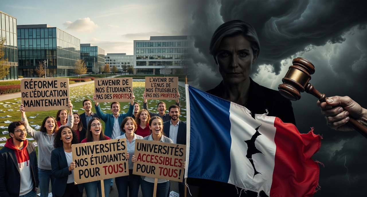 Marine Le Pen attaque Parcoursup et les lycéens contestataires : une stratégie de division ?