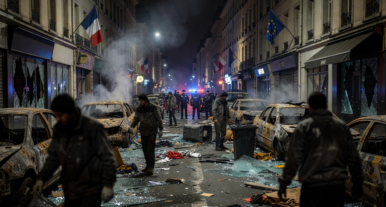 Macron face à la France en flammes : colère et menaces après l'explosion de violence