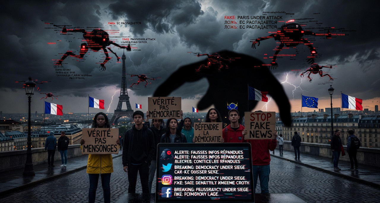 Réseaux russes en action : comment Moscou a tenté de déstabiliser les manifestations françaises