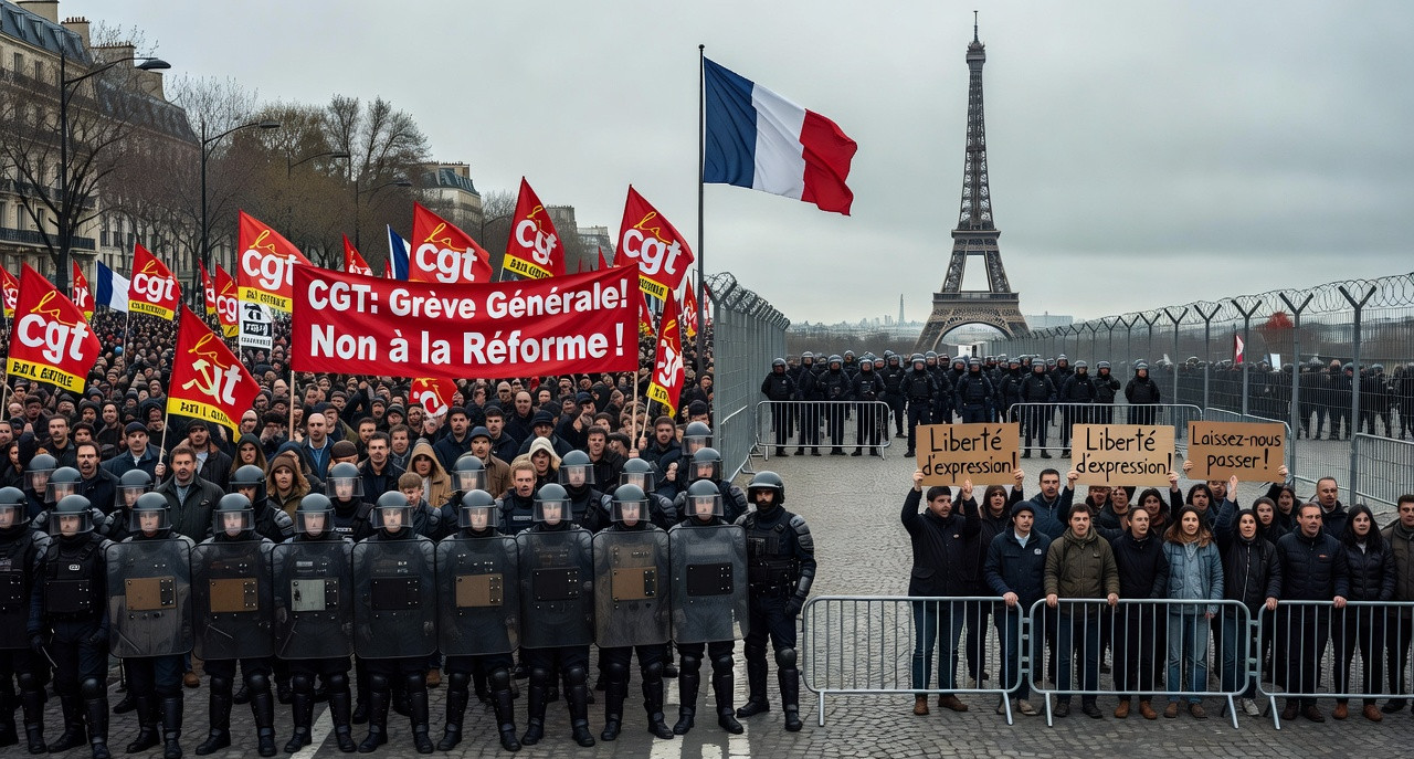 Macron cible les manifestants non syndiqués : le Conseil d'État saisi en urgence