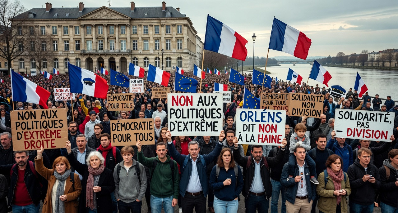 Orléans : gauche et syndicats unis contre Marine Le Pen et son congrès RN