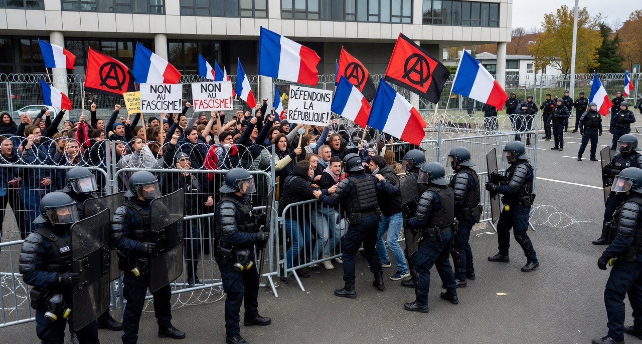 Orléans : violences et résistance face au congrès hégémonique du RN, Marine Le Pen lance sa campagne