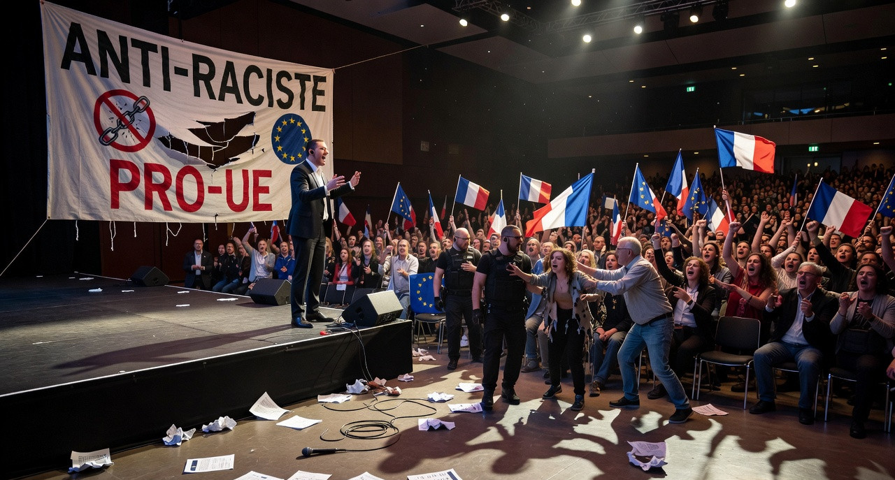 Bardella perturbé par des militants pro-UEJF : l'extrême droite recule sous les coups de l'antisémitisme