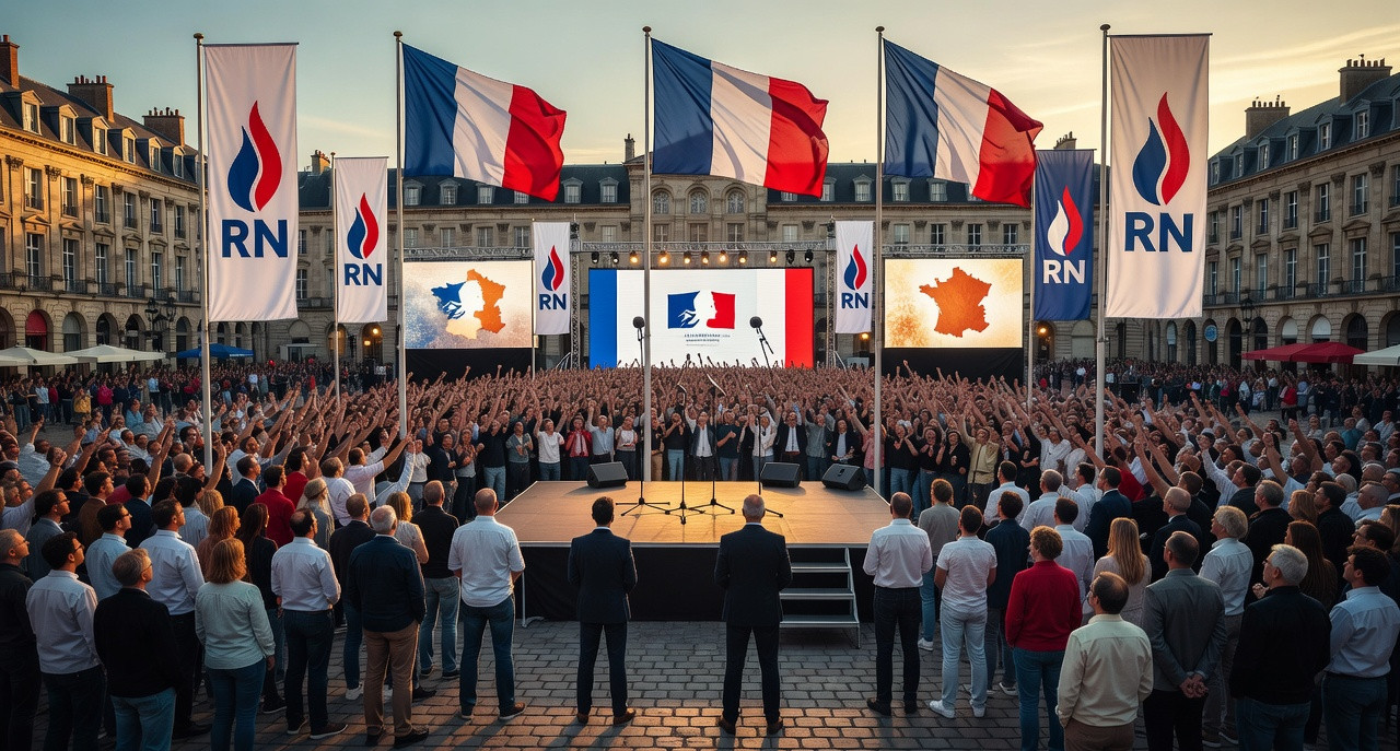 Marine Le Pen annonce un gouvernement d’union nationale… mais c’est bien le RN qui dirigerait la France
