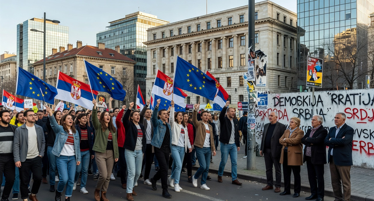 Serbie : une révolution démocratique balaye 14 ans de pouvoir pro-russe