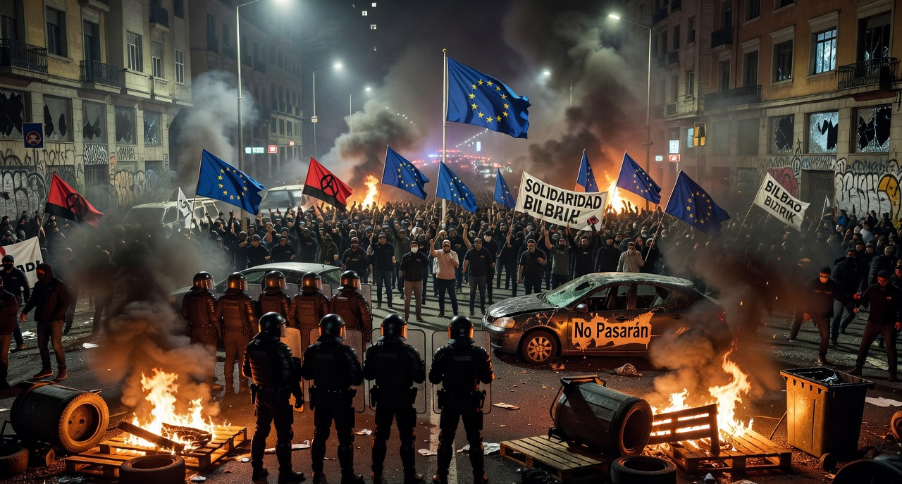 Bilbao en flammes : l’influenceur d’extrême droite Vito Quiles annule son meeting sous la pression populaire