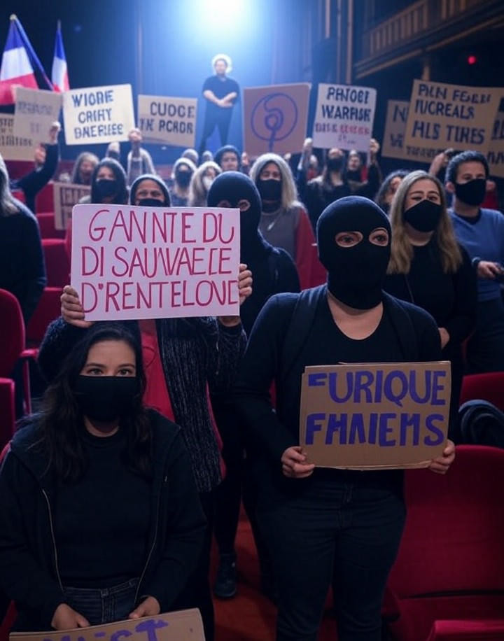 "Sales connes" : Brigitte Macron s'en prend aux féministes après l'interruption du spectacle d'Ary Abittan