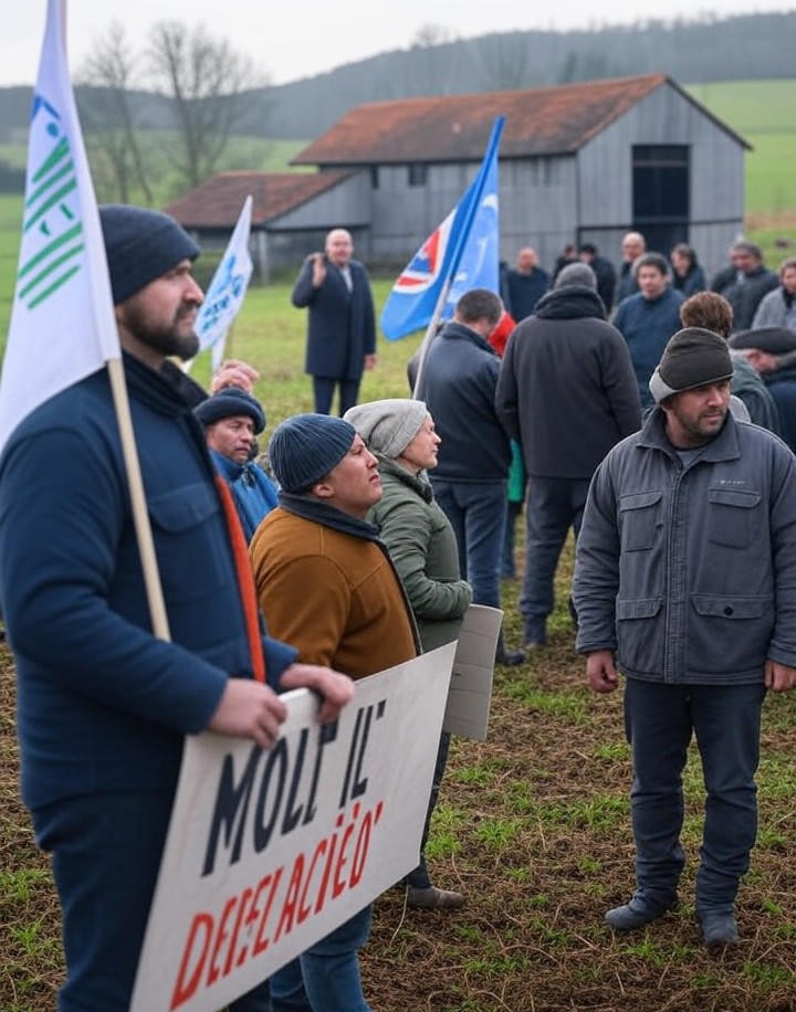 Crise agricole : Macron pris en étau entre épidémie bovine et traité Mercosur
