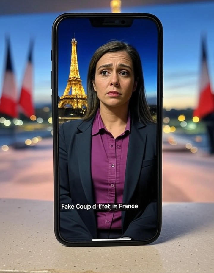 Macron furieux : une vidéo IA de coup d'État en France défie Facebook et menace la démocratie