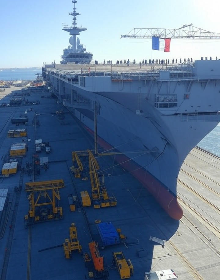 Macron lance un porte-avions géant : un symbole de puissance face à la Russie et à l'extrême droite