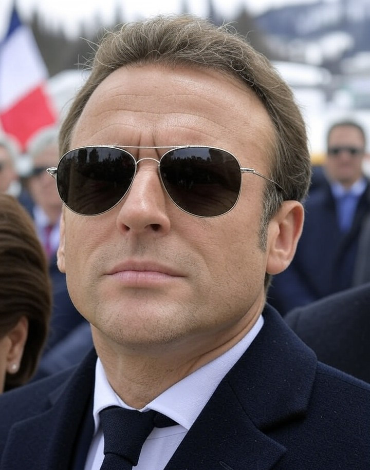 Macron et ses lunettes de soleil : un symbole de la crise politique française ?