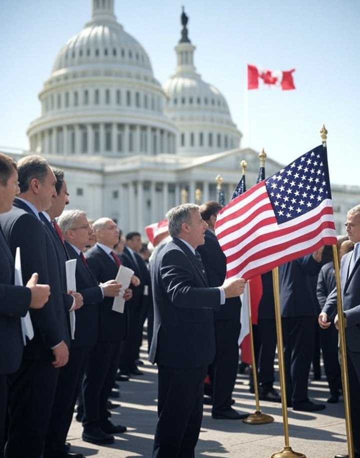 Révolte au Congrès : des républicains défient Trump sur les droits de douane anti-Canada