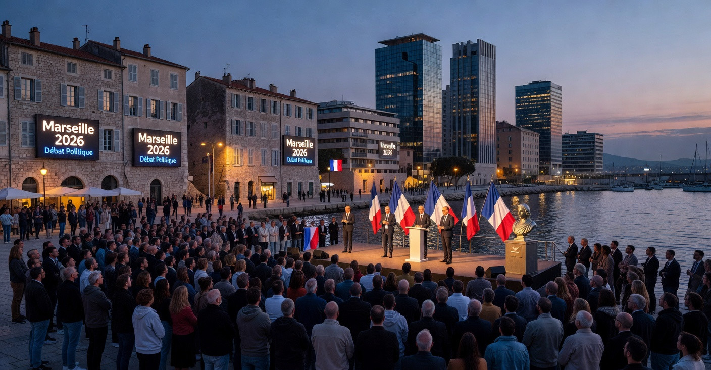 Marseille 2026 : le choc des visions pour la cité phocéenne en débat