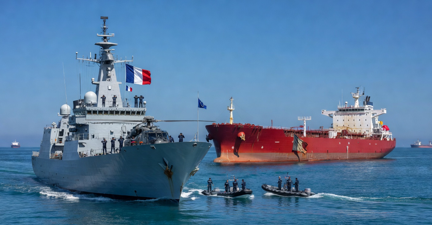 Marine française stoppe un cargo russe en Méditerranée : l'Europe face à la fraude sanctionnelle