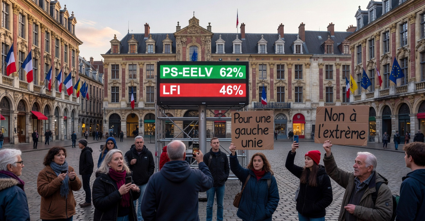 À Lille, l'alliance PS-EELV écrase LFI au second tour et préserve un siècle d'histoire socialiste