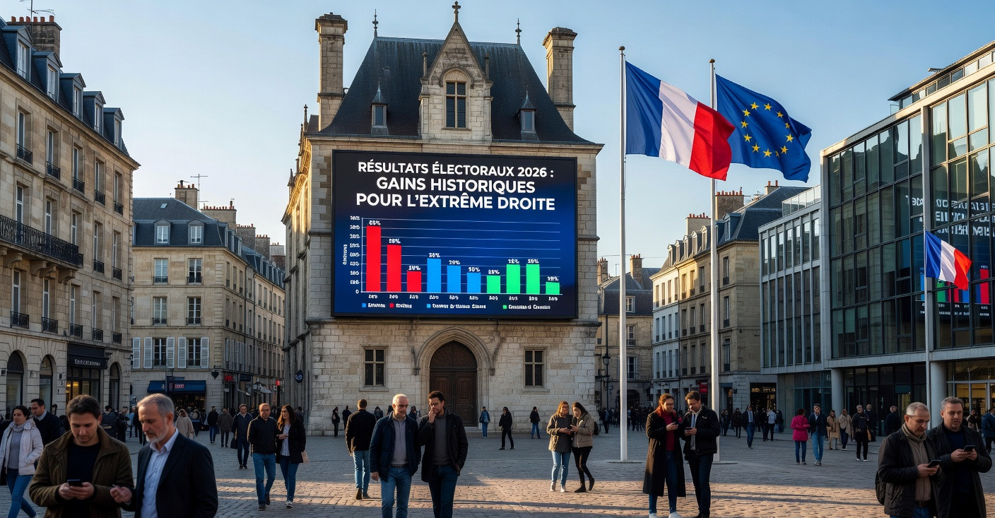 Municipales 2026: l’extrême droite en tête, la gauche en déroute