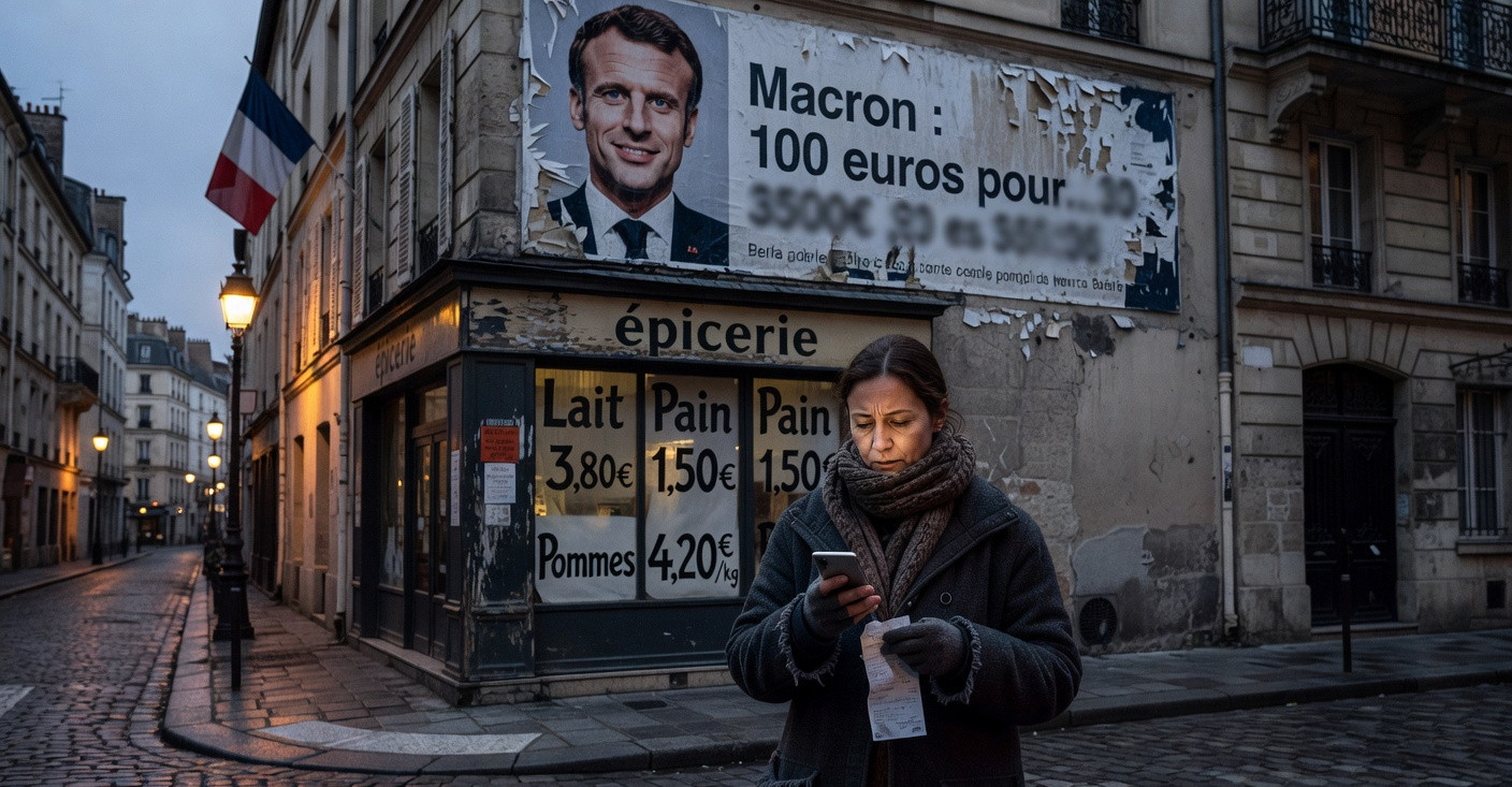 Macron détourne la vérité : les 100 € promis aux smicards ? Une arnaque sociale déguisée