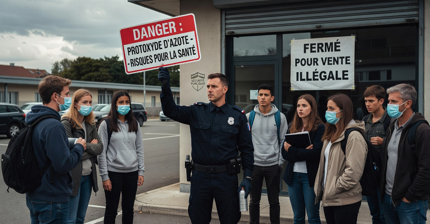 Gaz hilarant : le gouvernement durcit le ton face à une crise sanitaire et sécuritaire grandissante