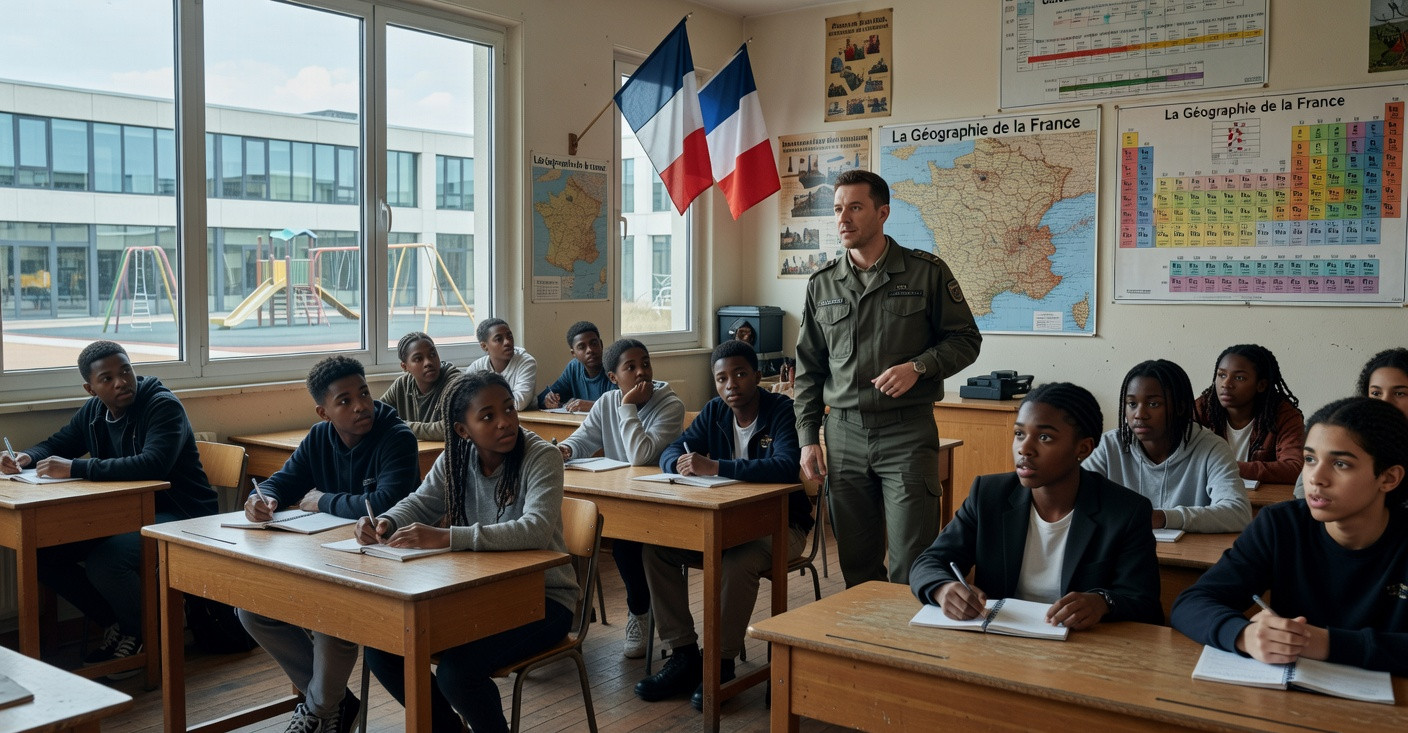 L'Assemblée examine aujourd'hui l'infiltration de l'armée dans les collèges et lycées