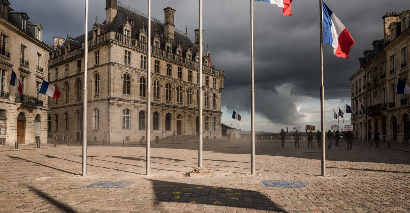 Maires RN enlevient les drapeaux européens : symbole ou provocation ?