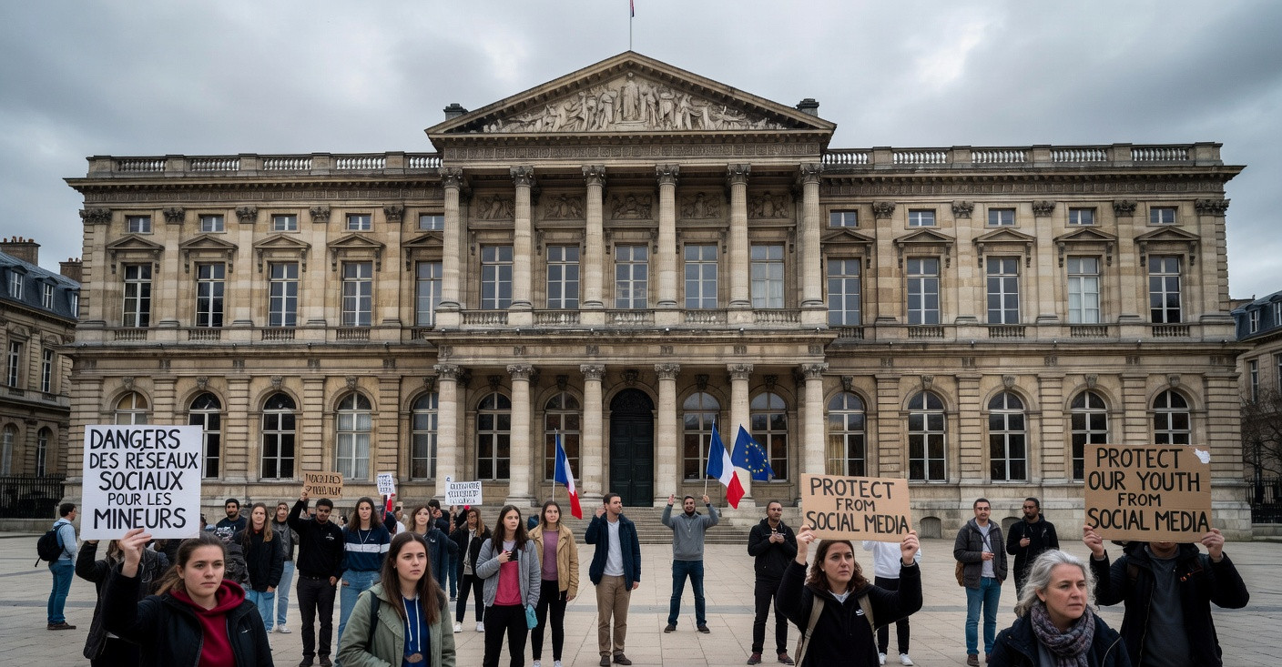 Réseaux sociaux : la droite sabote la loi Macron sur les mineurs