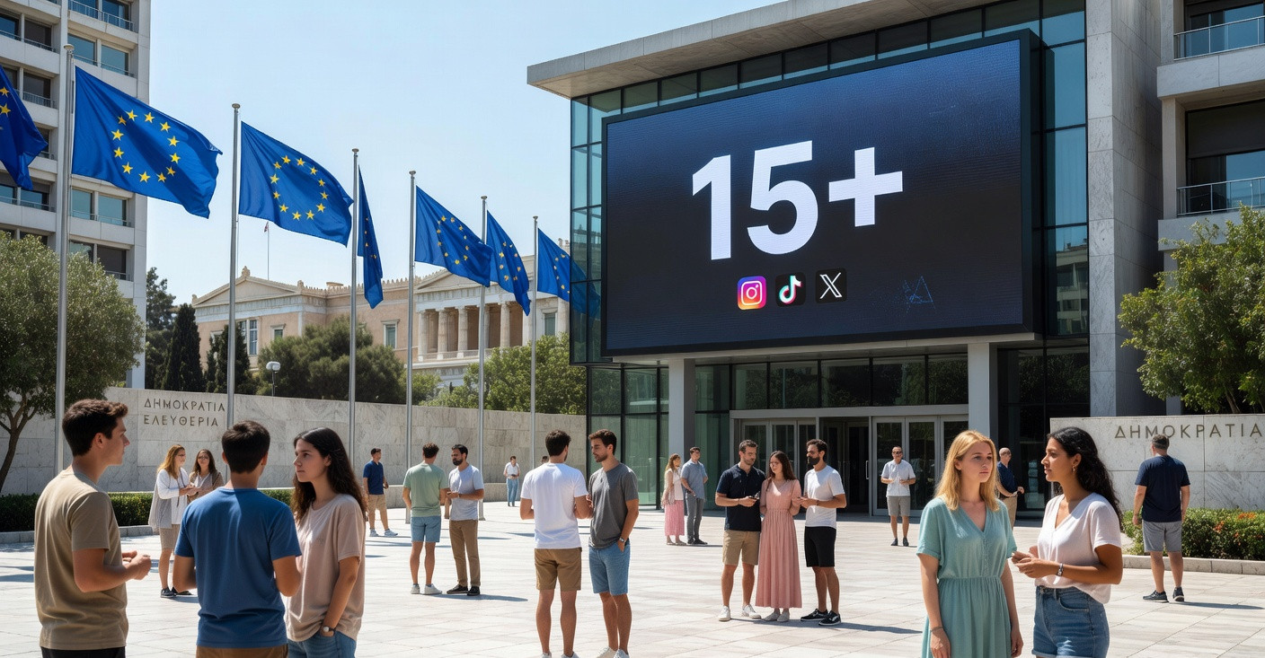 Grèce pionnière : les réseaux sociaux interdits aux moins de 15 ans en 2027