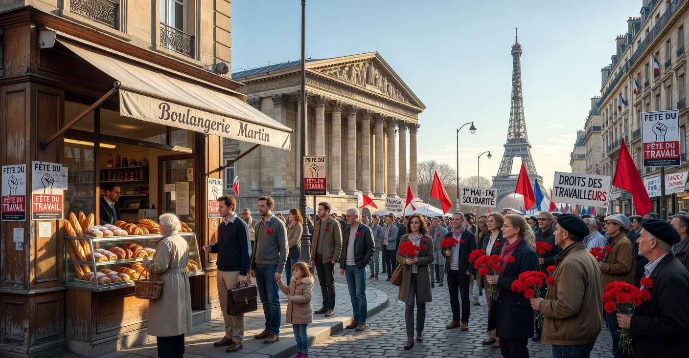 1er Mai sous tension : l'Assemblée vote l'ouverture des commerces, syndicats en colère