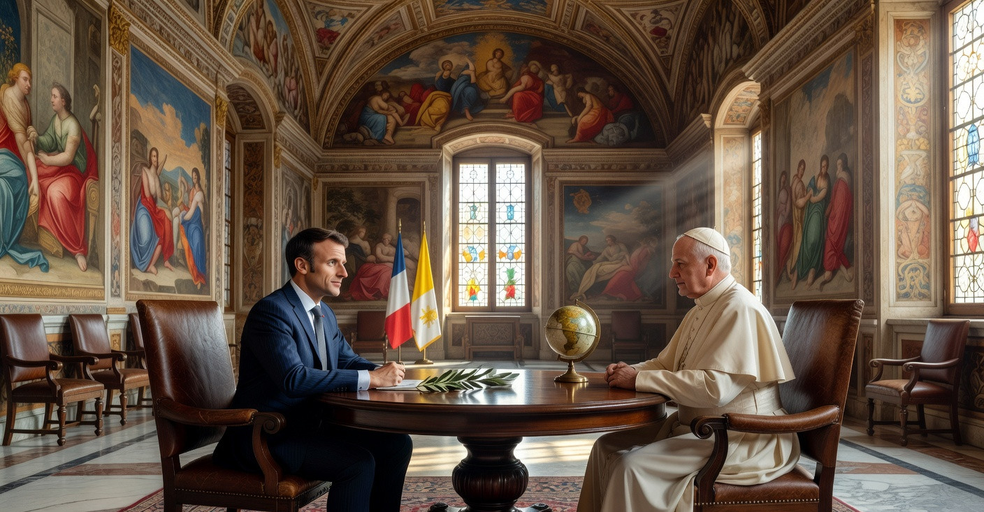 Macron et Léon XIV scellent une alliance historique au Vatican : la France et le pape américain unis contre la rhétorique guerrière de Trump