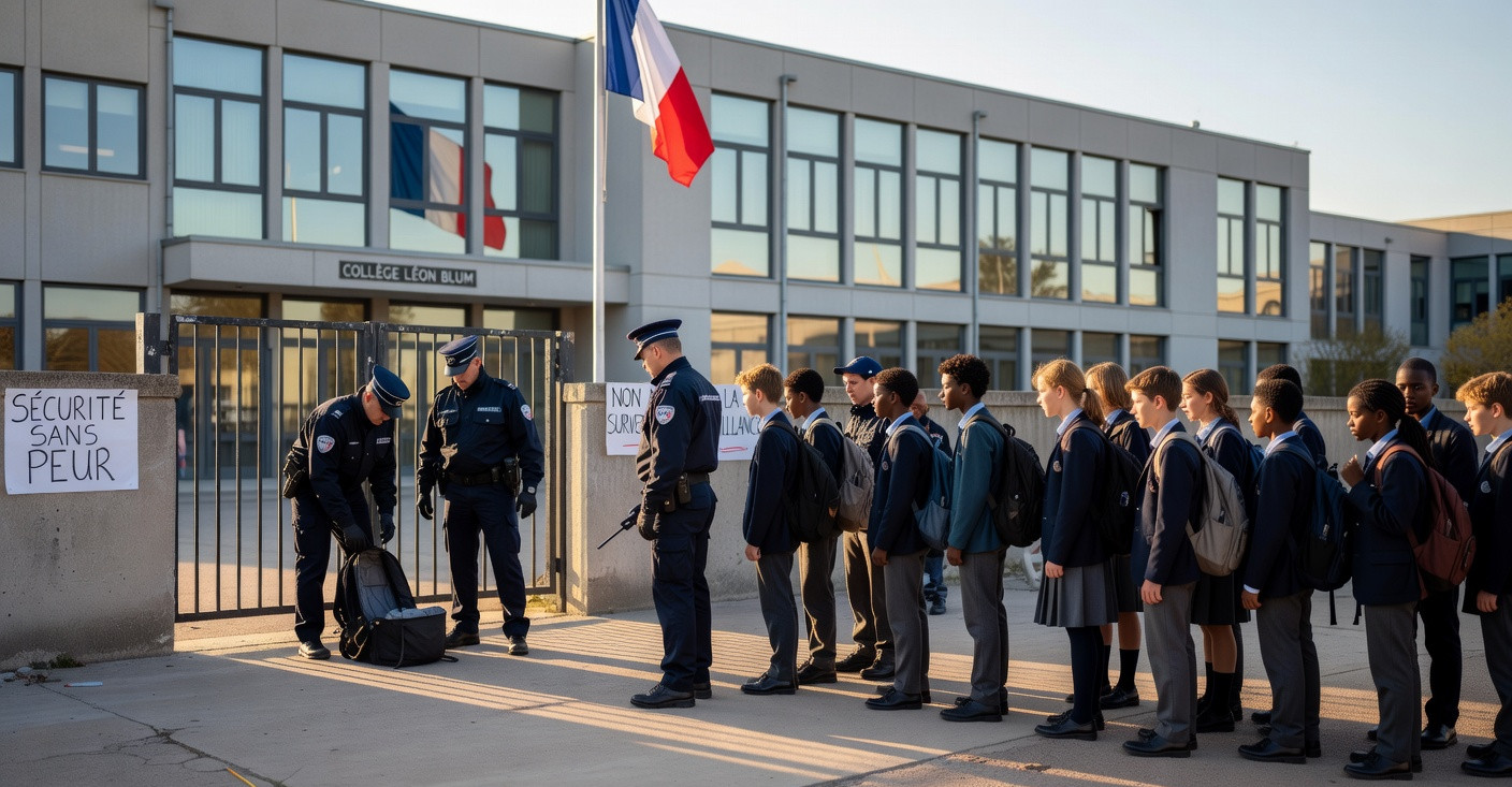 Violences à l'école : 800 armes saisies en un an, mais la droite veut moins dépenser