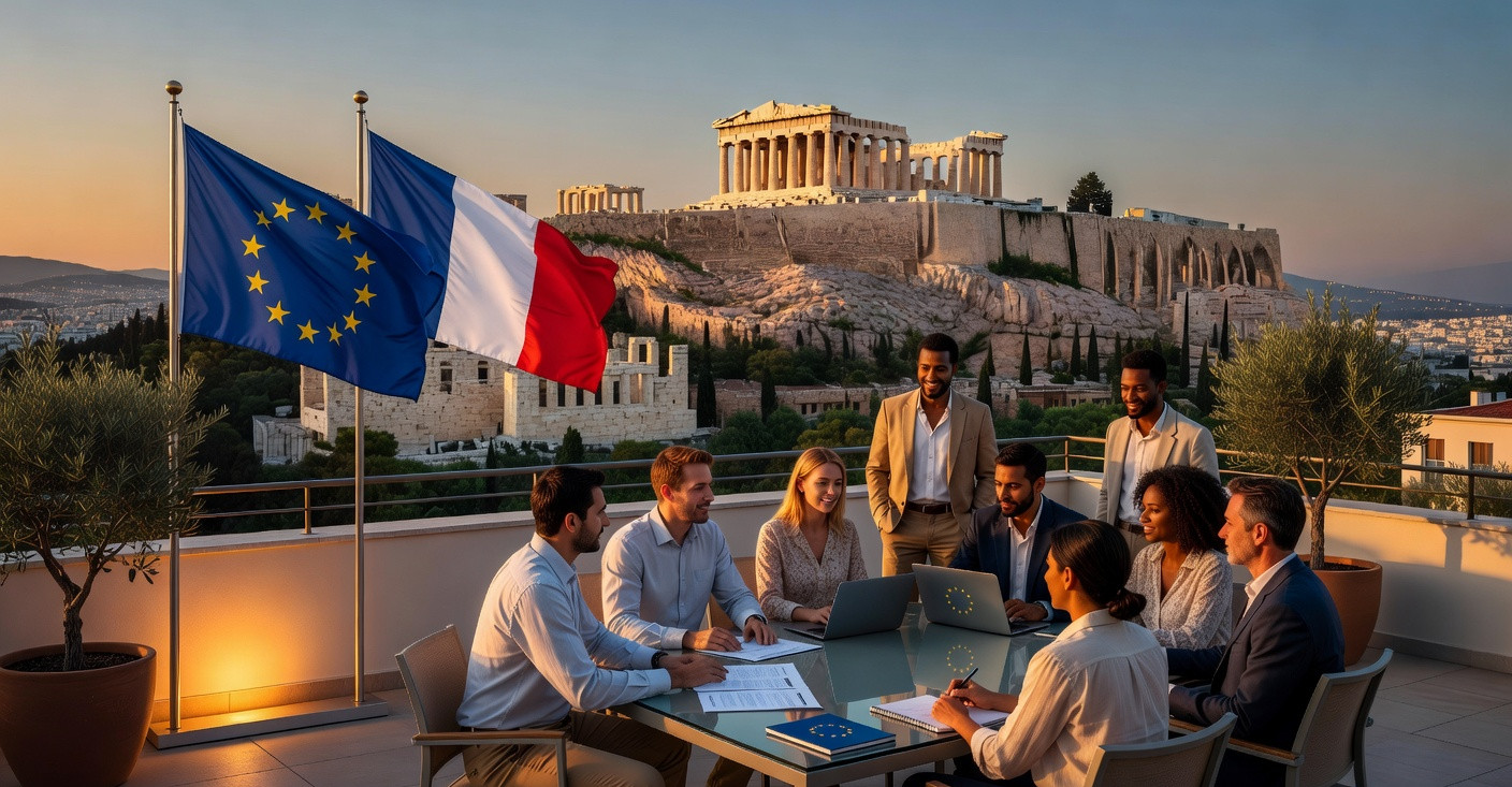 Macron en Grèce : l'Europe doit investir pour contrer les géants asiatiques