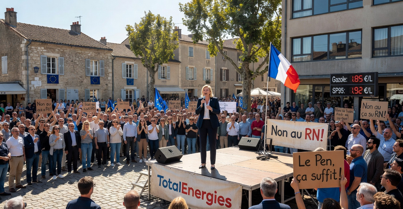 Le RN conditionne son soutien à TotalEnergies : taxation des surprofits en jeu