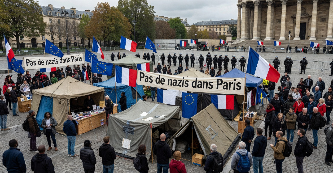 Paris interdit les défilés d'extrême droite et antifascistes : un week-end sous haute tension