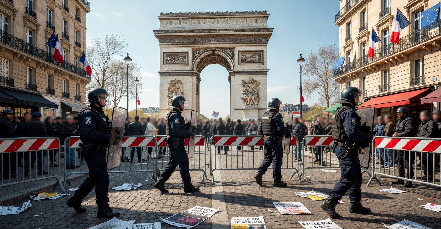 Paris sous haute tension : 59 militants d’extrême droite et gauche interpellés avant la manifestation interdite du 9-Mai