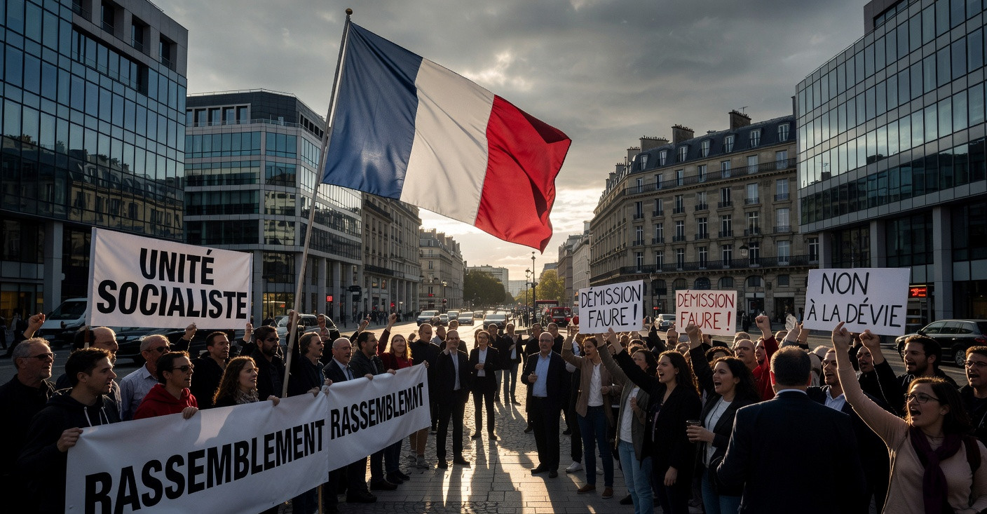 PS en ébullition : Faure maintient son cap malgré la fronde de Vallaud