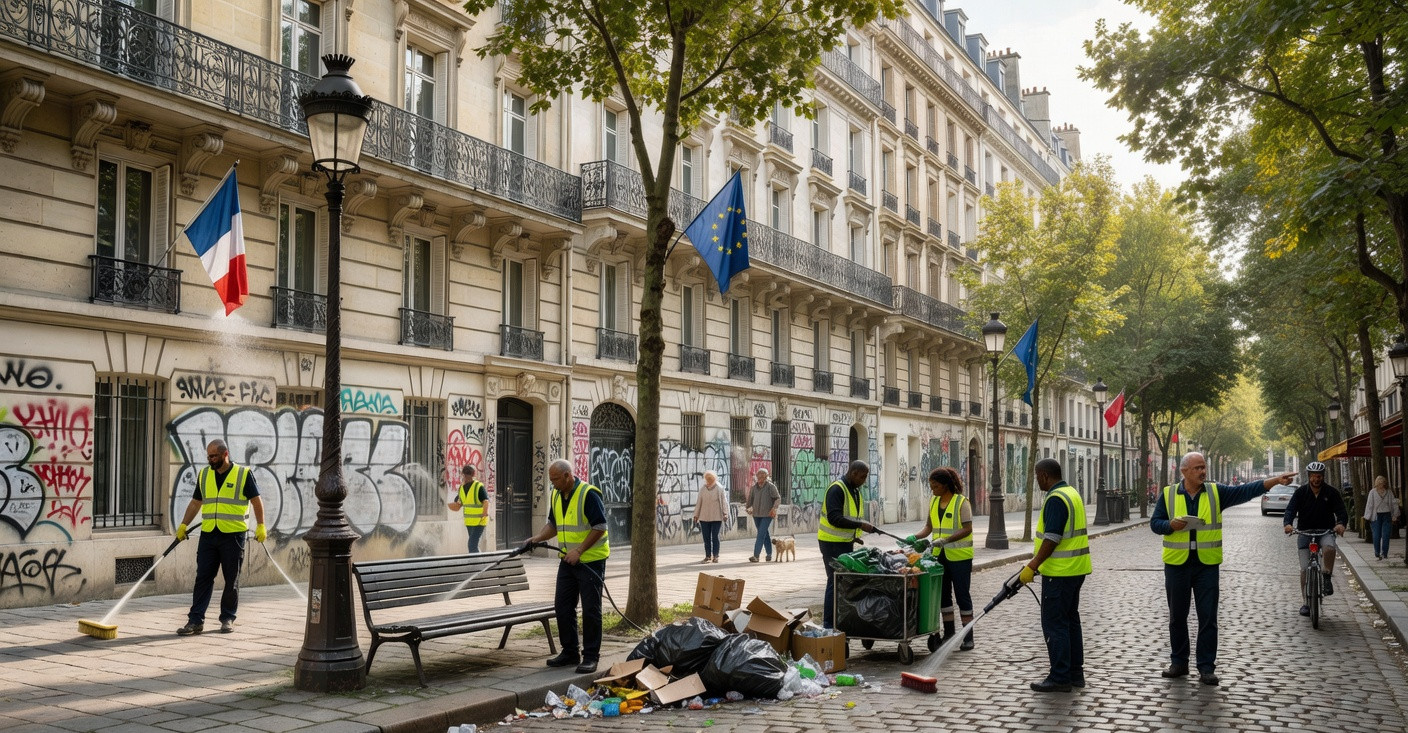 Paris : Grégoire mise sur 1000 points noirs pour nettoyer la capitale
