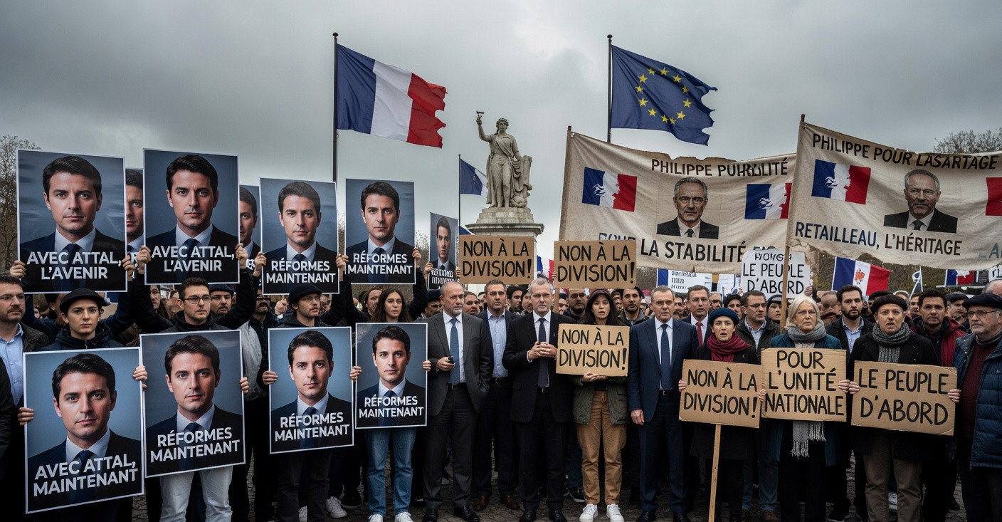 Primaire cachée à droite : Attal, Philippe et Retailleau s’affrontent déjà pour 2027