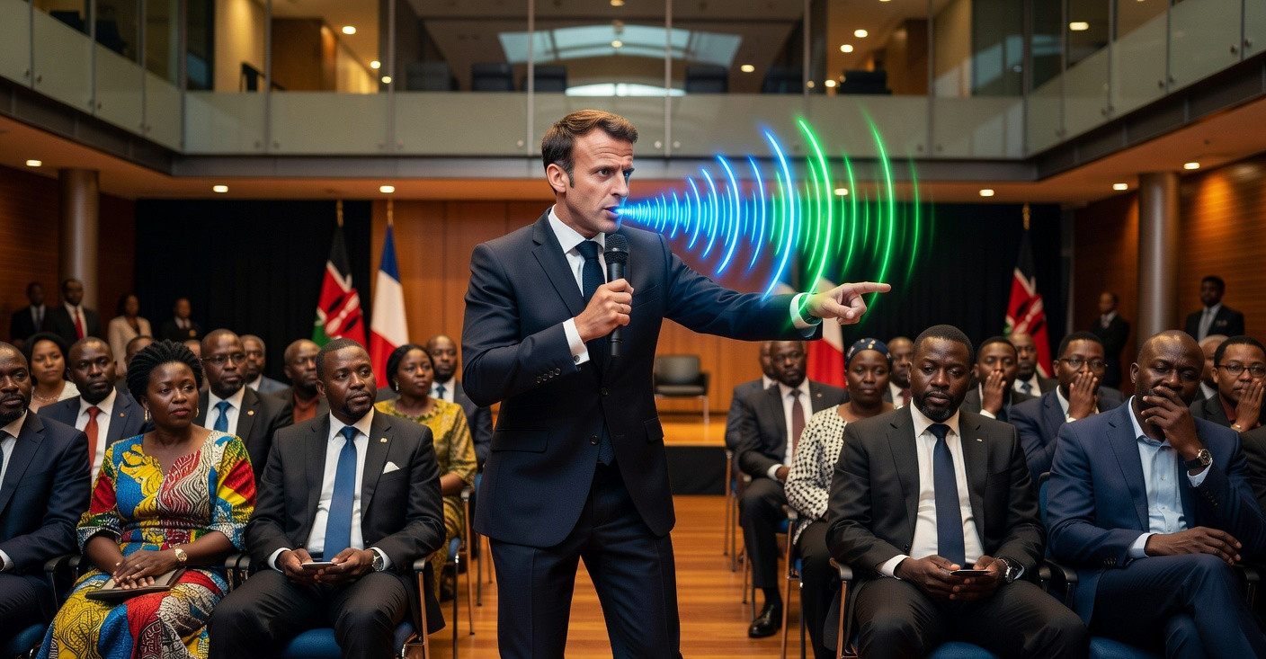 Macron au Kenya : "Hey Hey !" devient le nouveau mème viral, symbole d’un président en perte de crédibilité