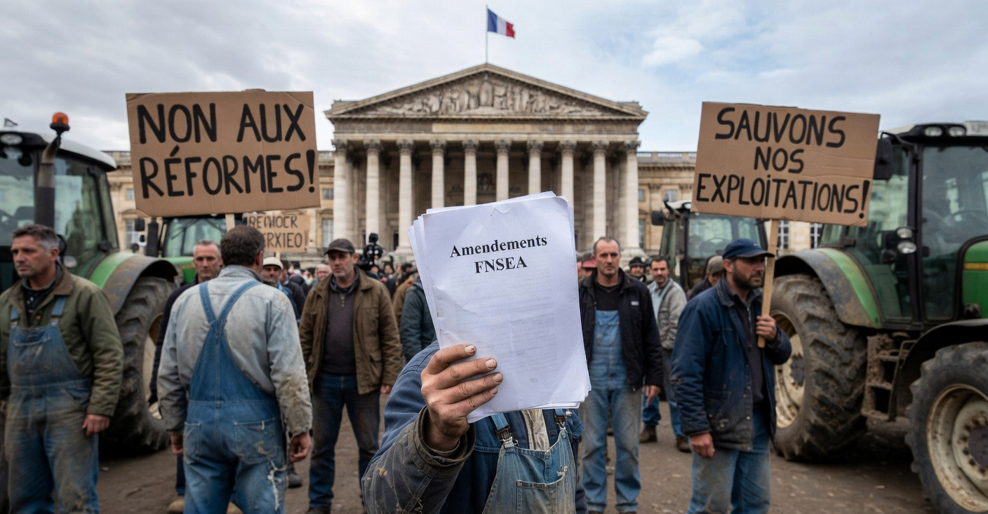 Lobbying agricole : la FNSEA écrit la loi à l'Assemblée, les autres syndicats exclus ?