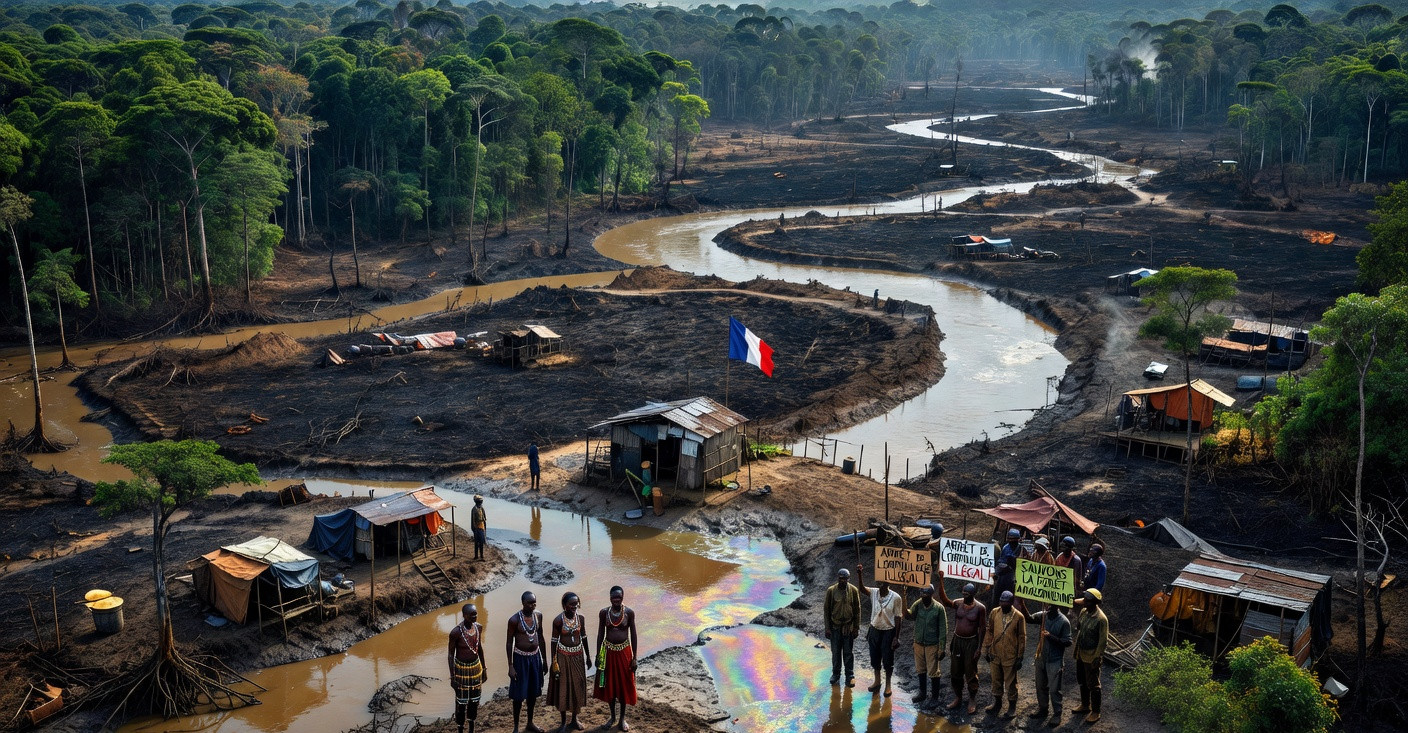 Guyane : l'État blanchi malgré l'orpaillage illégal qui ravage l'Amazonie française