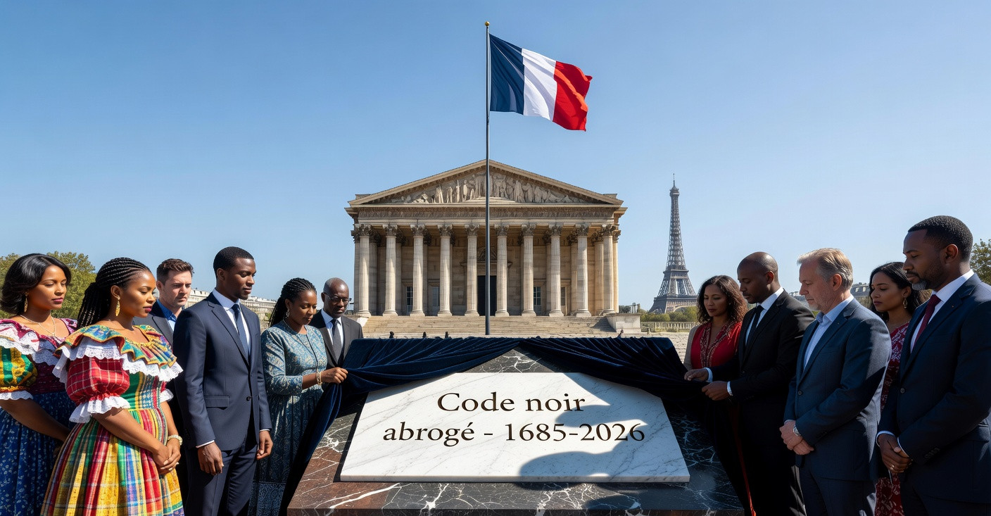 Code noir abrogé à l'unanimité : la France reconnaît enfin son passé esclavagiste dans les textes